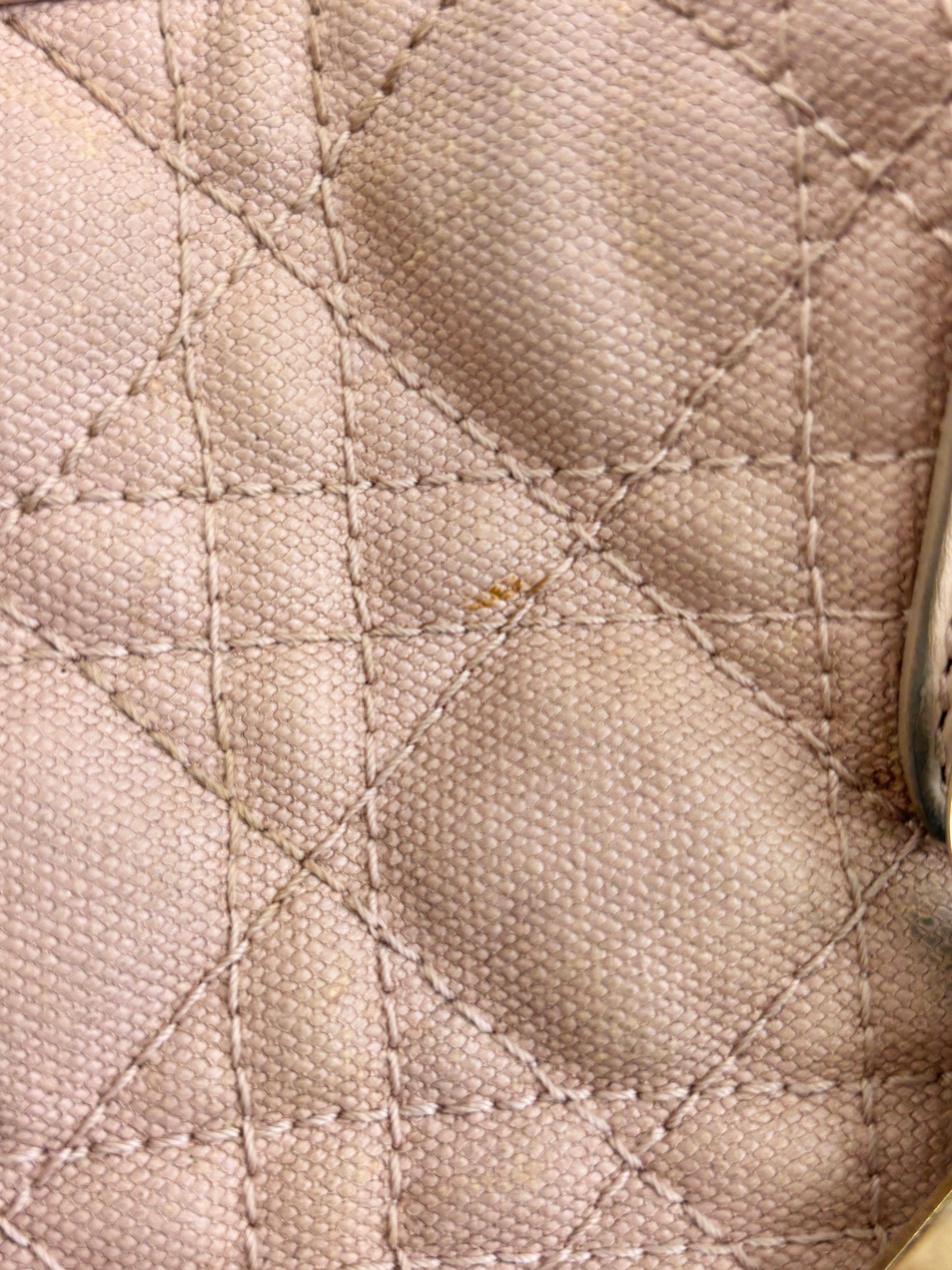 Medium Panarea Coated Canvas Cannage Tote Rosato