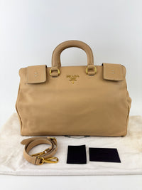 BN2060 Cervo Shopping Tote in Sabbia (Deerskin)