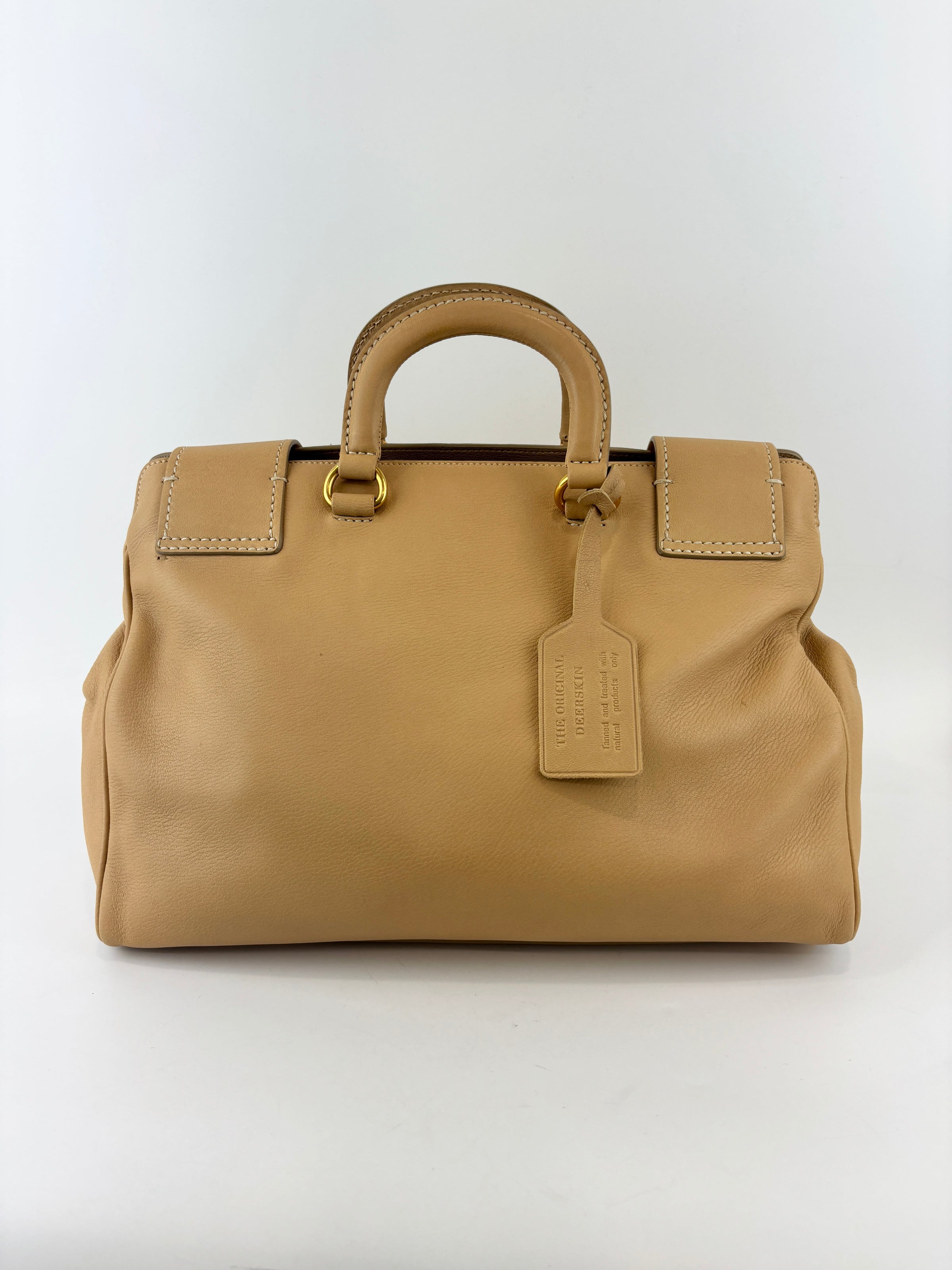 BN2060 Cervo Shopping Tote in Sabbia (Deerskin)