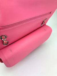 Classic Medium Flap Patent Salmon Pink SHW
