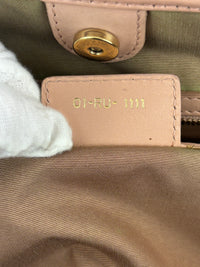 Medium Panarea Coated Canvas Cannage Tote Rosato