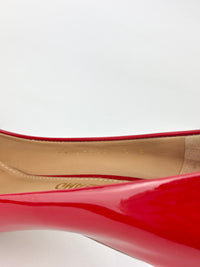 Erice 70 Lipstick Patent Calfskin Pumps Size 6D