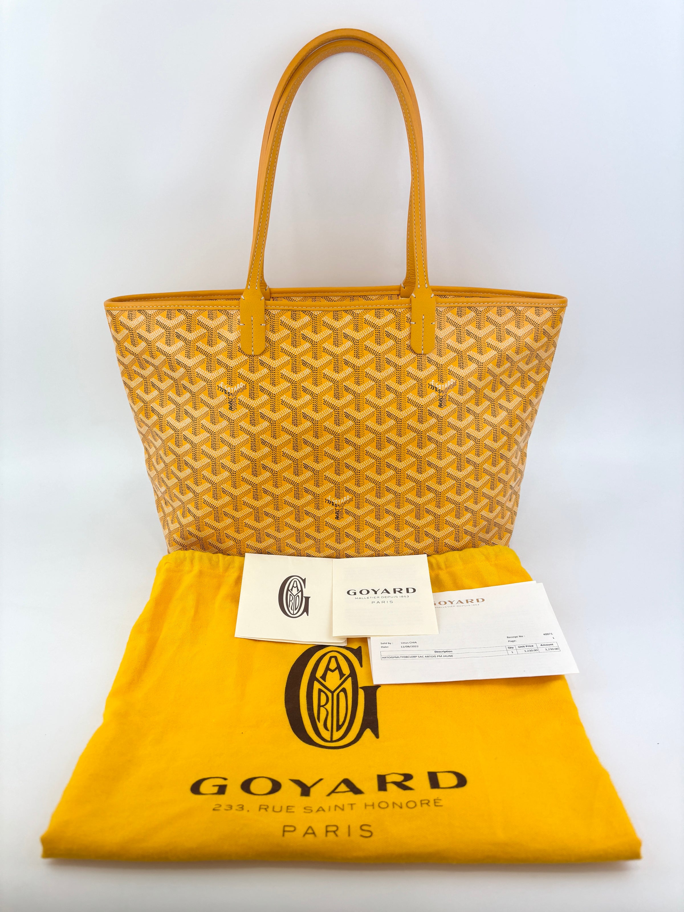 Goyard Artois PM Jaune