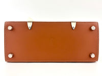 Saigon Structured Mini Bag in Black and Tan