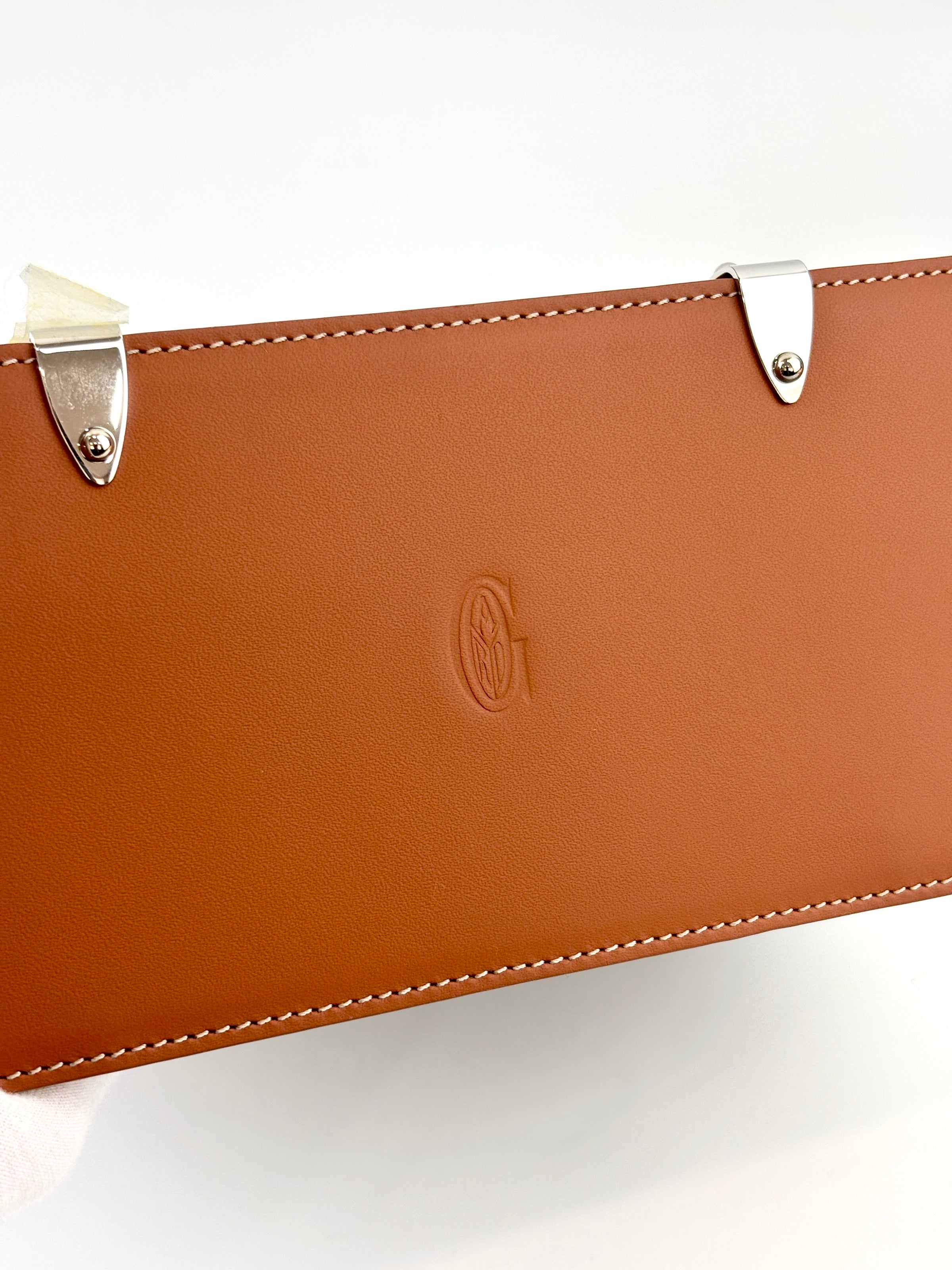 Saigon Structured Mini Bag in Black and Tan