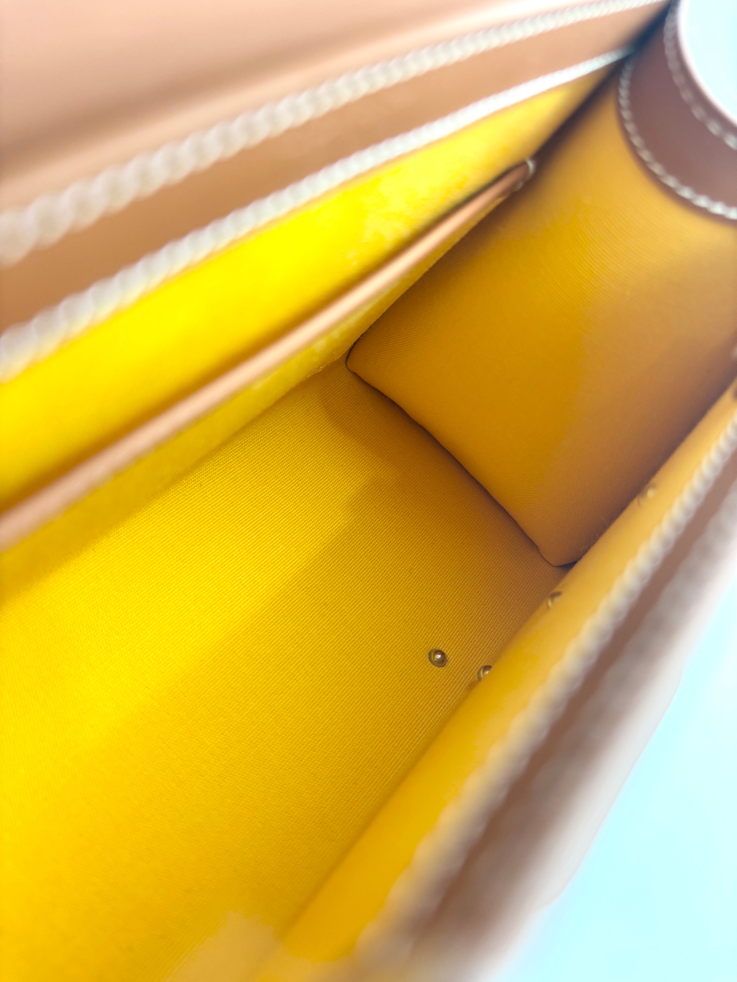 Saigon Structured Mini Bag in Black and Tan