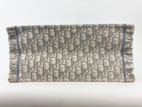 Medium Dior Book Tote Ecru and Gray Dior Oblique Embroidery
