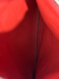 Mini Luggage Tote in Red Calfskin