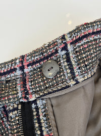 20C Tweed Bermudas Khaki/Grey/Red/Black (Resort 2020)