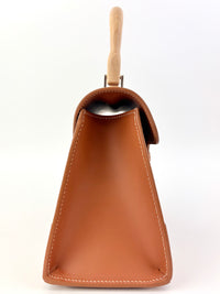 Saigon Structured Mini Bag in Black and Tan