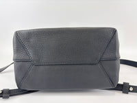 Black Calfskin Lockme Backpack