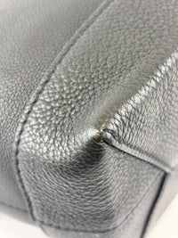 Black Calfskin Lockme Backpack
