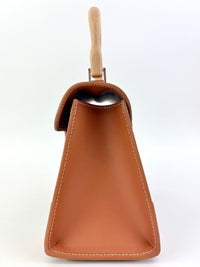 Saigon Structured Mini Bag in Black and Tan