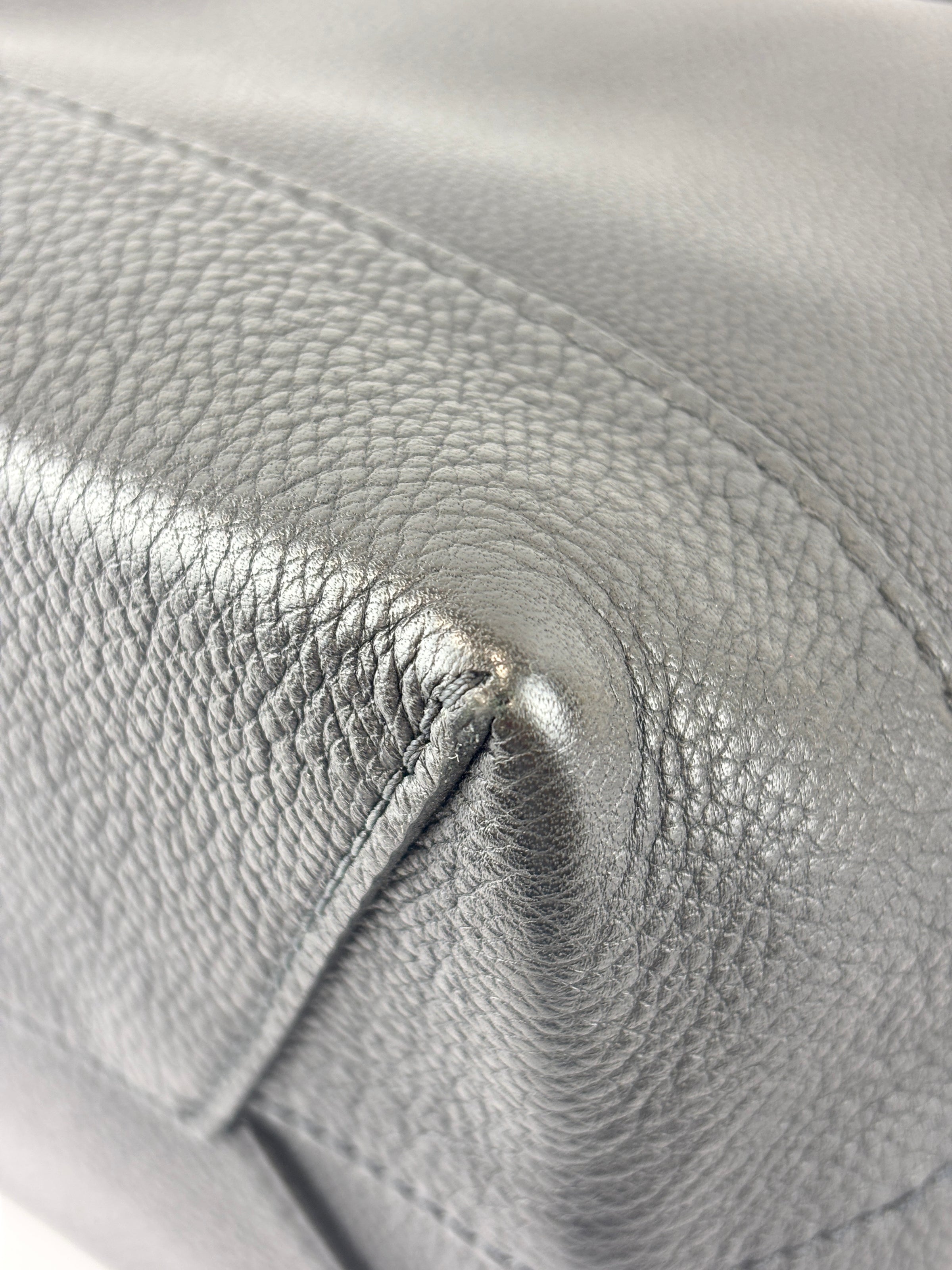 Black Calfskin Lockme Backpack
