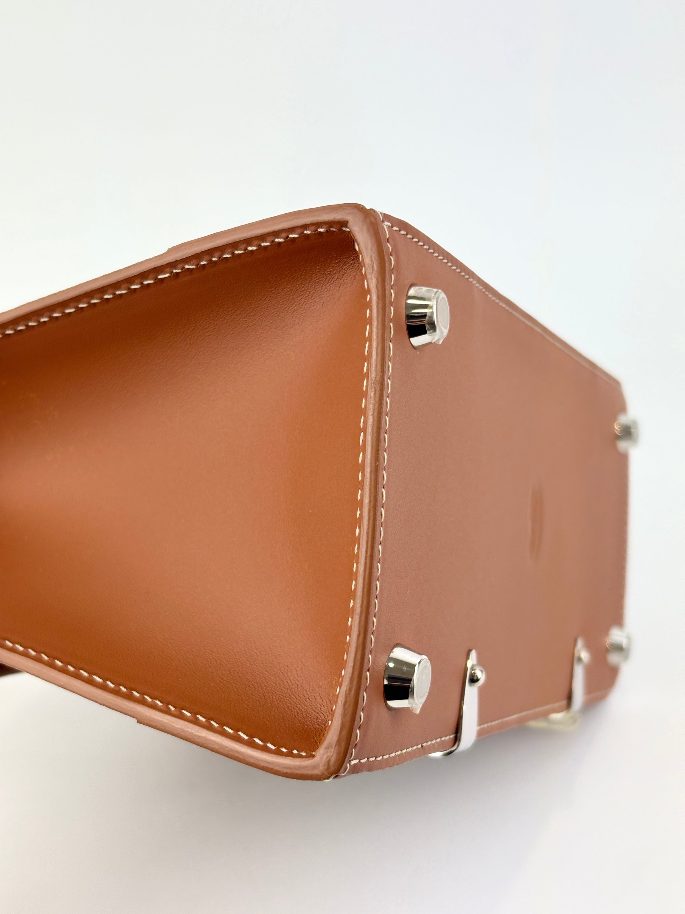 Saigon Structured Mini Bag in Black and Tan