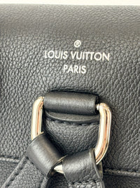Black Calfskin Lockme Backpack