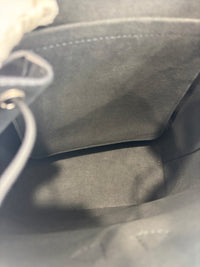 Black Calfskin Lockme Backpack