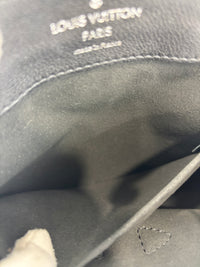 Black Calfskin Lockme Backpack