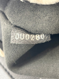 Black Calfskin Lockme Backpack