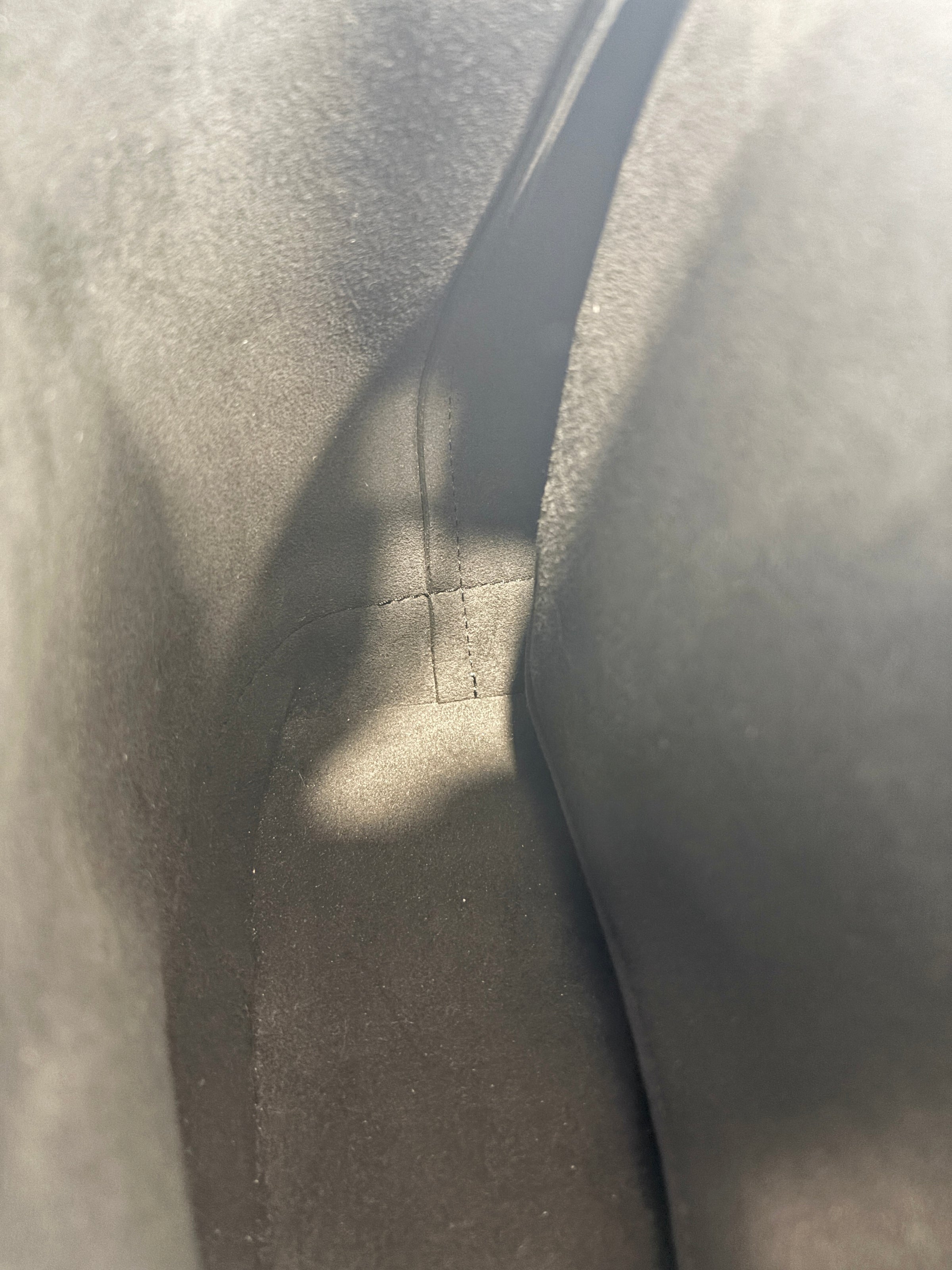 Black Calfskin Lockme Backpack