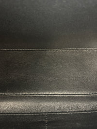 CC Filigree Vanity Case in Beige/Black Caviar Leather AGHW