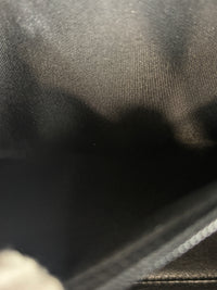 CC Filigree Vanity Case in Beige/Black Caviar Leather AGHW