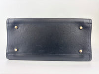 Small Deauville Tote in Black Studded Caviar Leather