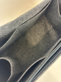Small Deauville Tote in Black Studded Caviar Leather