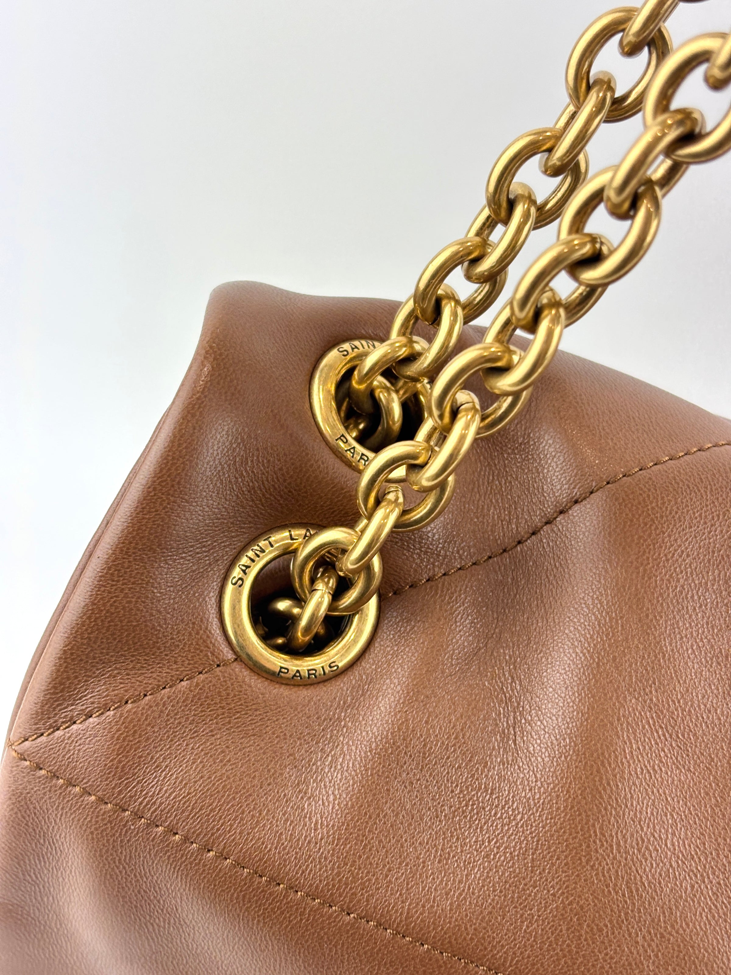 Large Jamie 4.3 Chain Shoulder Bag Light Fox Lambskin Leather&nbsp;