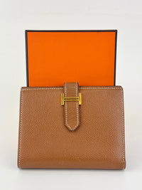 Bearn Compact Wallet in Gold