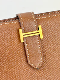 Bearn Compact Wallet in Gold