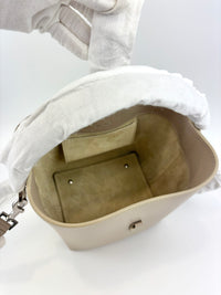 Small Le 37 Bucket Bag in Seasalt