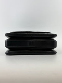 Mini Trendy CC Black Quilted Lambskin Leather *Microchipped*