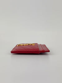 42391 Red Grain De Poudre Card Holder