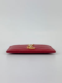 42391 Red Grain De Poudre Card Holder