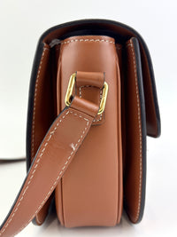 Medium Triomphe Canvas Calfskin Tan Bag