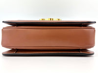 Medium Triomphe Canvas Calfskin Tan Bag