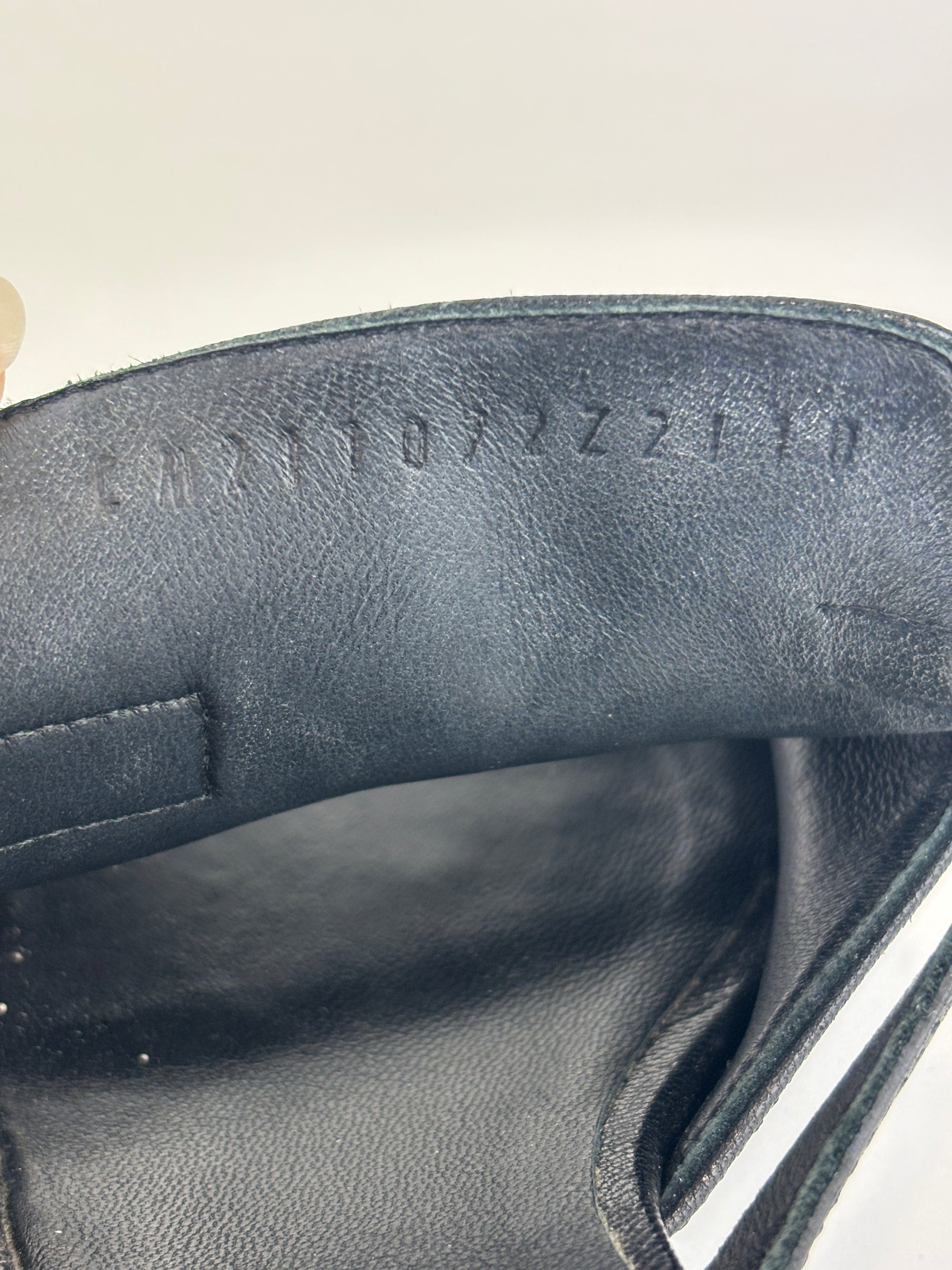 Candy Sandal in Chevre Leather Noir Size 36