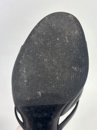 Candy Sandal in Chevre Leather Noir Size 36