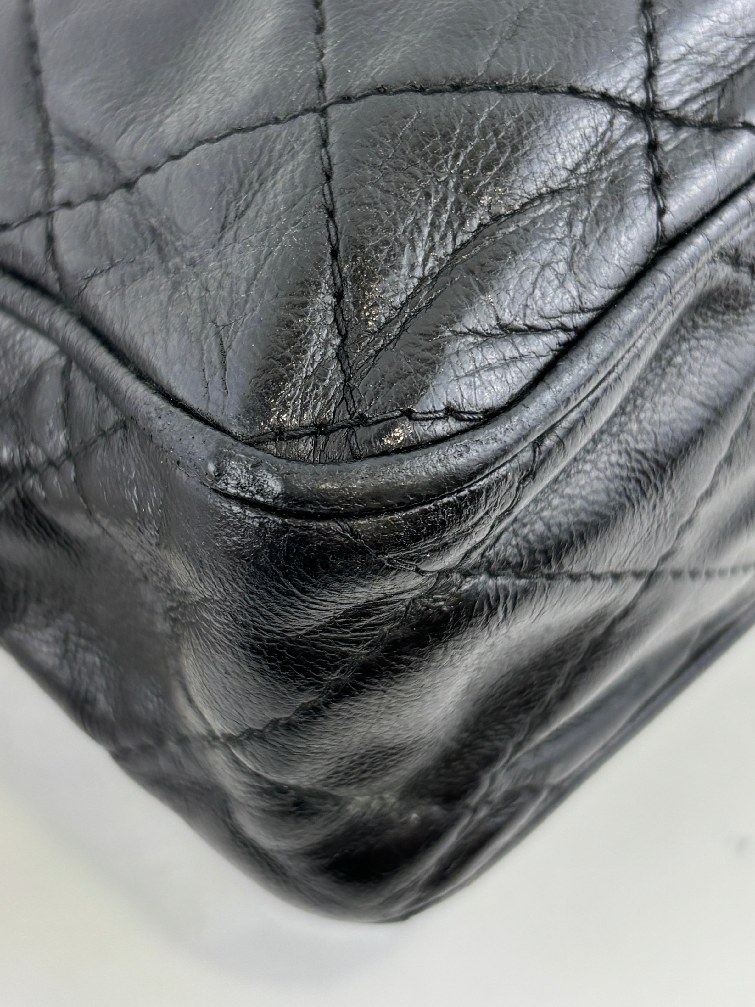Vintage Black Quilted Lambskin Tassel Camera Bag 24K GHW