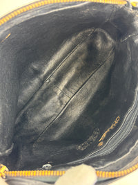 Vintage Black Quilted Lambskin Tassel Camera Bag 24K GHW