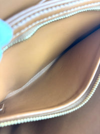 Medium Triomphe Canvas Calfskin Tan Bag