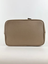 NeoNoe MM Bicolor Monogram Empreinte Leather in Tourterelle / Creme (RFID)