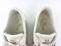 Rockstud Untitled Leather Platform Sneakers Size EU 40