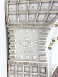 Rockstud Untitled Leather Platform Sneakers Size EU 40