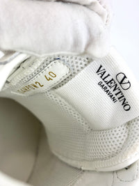 Rockstud Untitled Leather Platform Sneakers Size EU 40