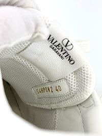 Rockstud Untitled Leather Platform Sneakers Size EU 40