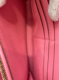 Kelly Long Wallet Epsom Calf Leather Rose Confetti Pink GHW