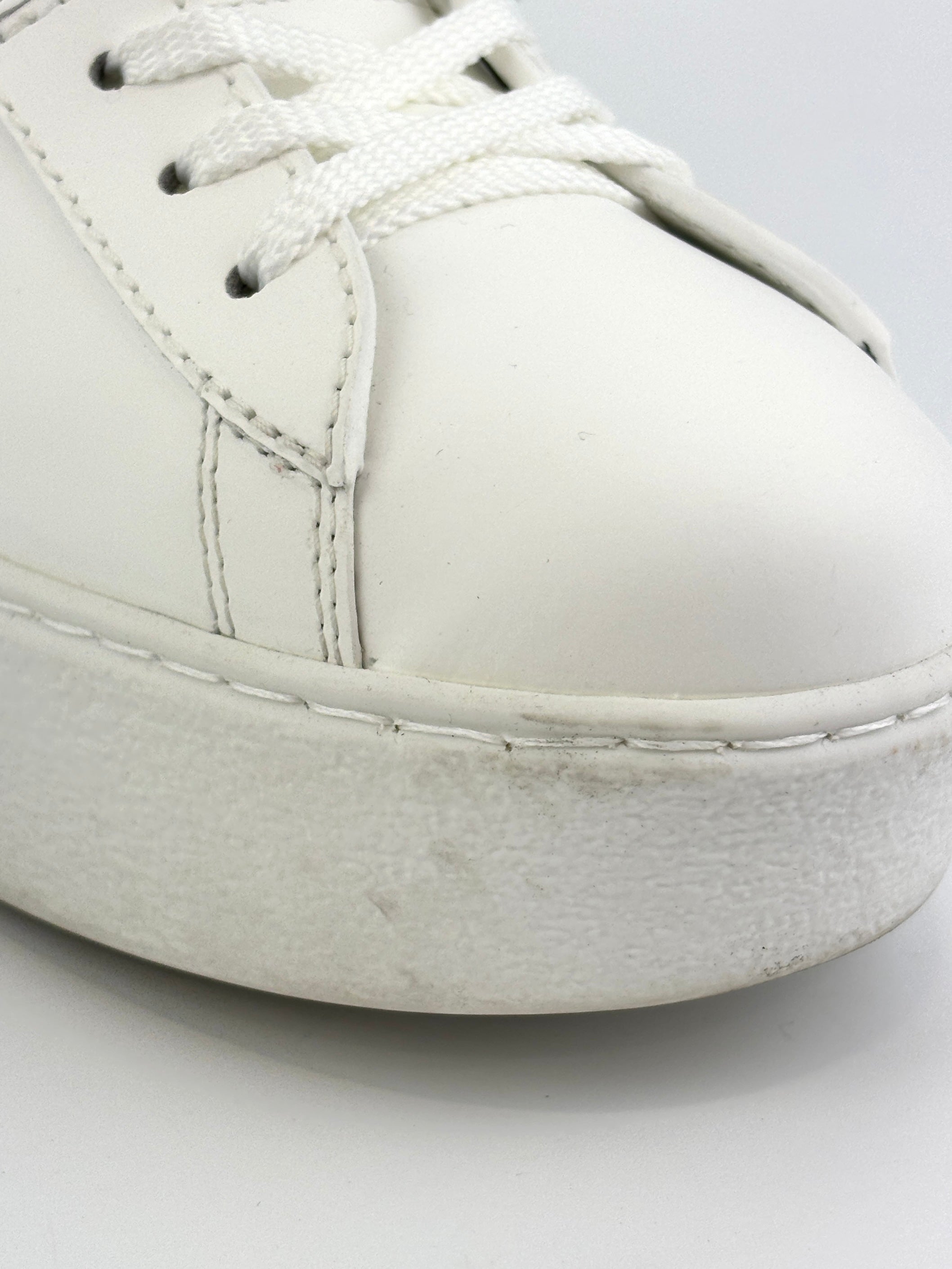 Rockstud Untitled Leather Platform Sneakers Size EU 40