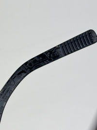 DiorSymbol S1I Bold Rectangular Sunglasses (Black Acetate / Silver-Tone Signature Hardware)